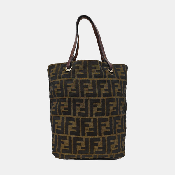Bolso de tela tote marrón