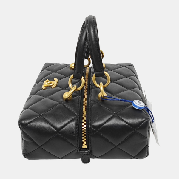 Quilted Calfskin Black