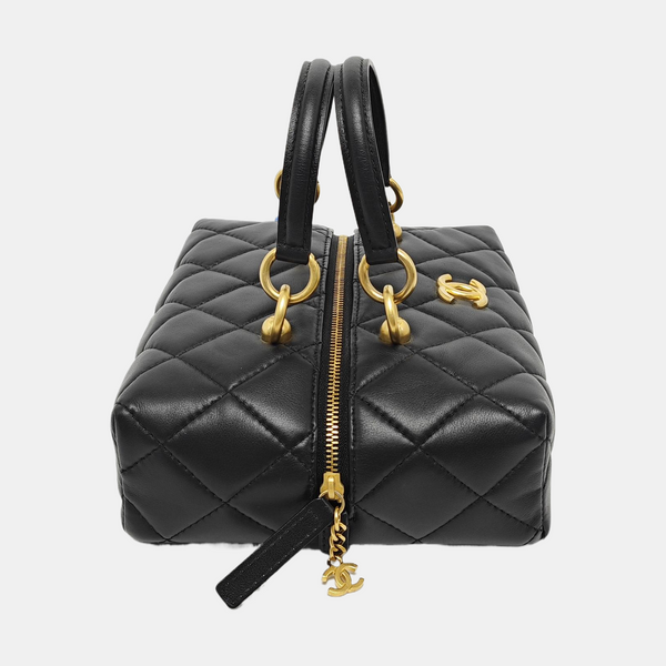 Quilted Calfskin Black