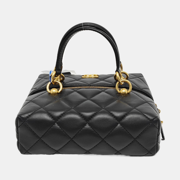 Quilted Calfskin Black