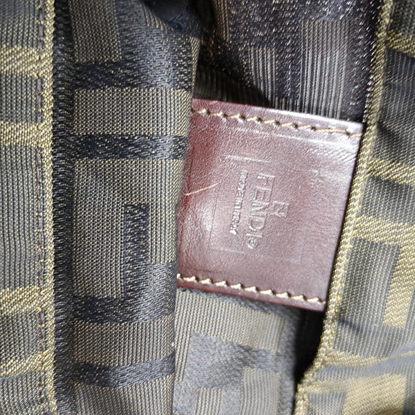 Bolso de tela tote marrón