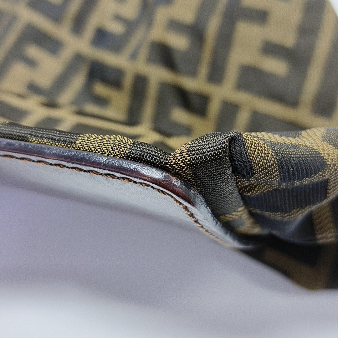 Bolso de tela tote marrón