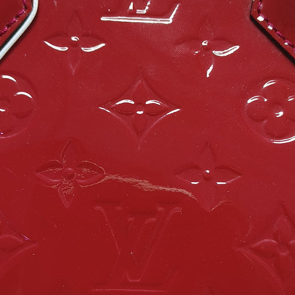 Authenticated pre-owned  Alma BB Monogram Patent Leather Red - Shoulder Bag at Looply