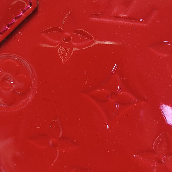 Authenticated pre-owned  Alma BB Monogram Patent Leather Red - Shoulder Bag at Looply