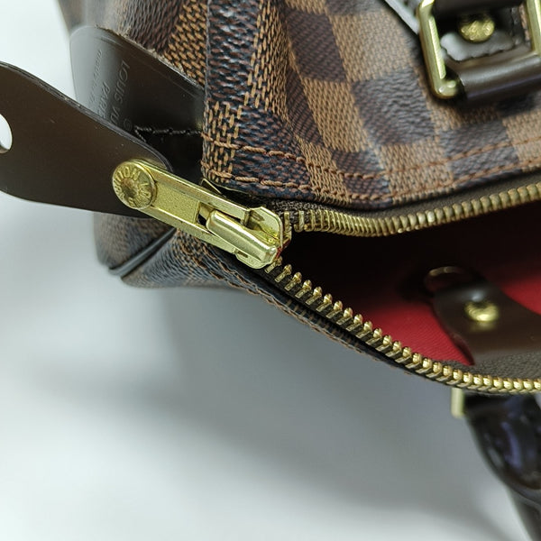 Authenticated pre-owned  Speedy 30 Damier Ebene Coated Canvas Brown - Top Handle Bag at Looply