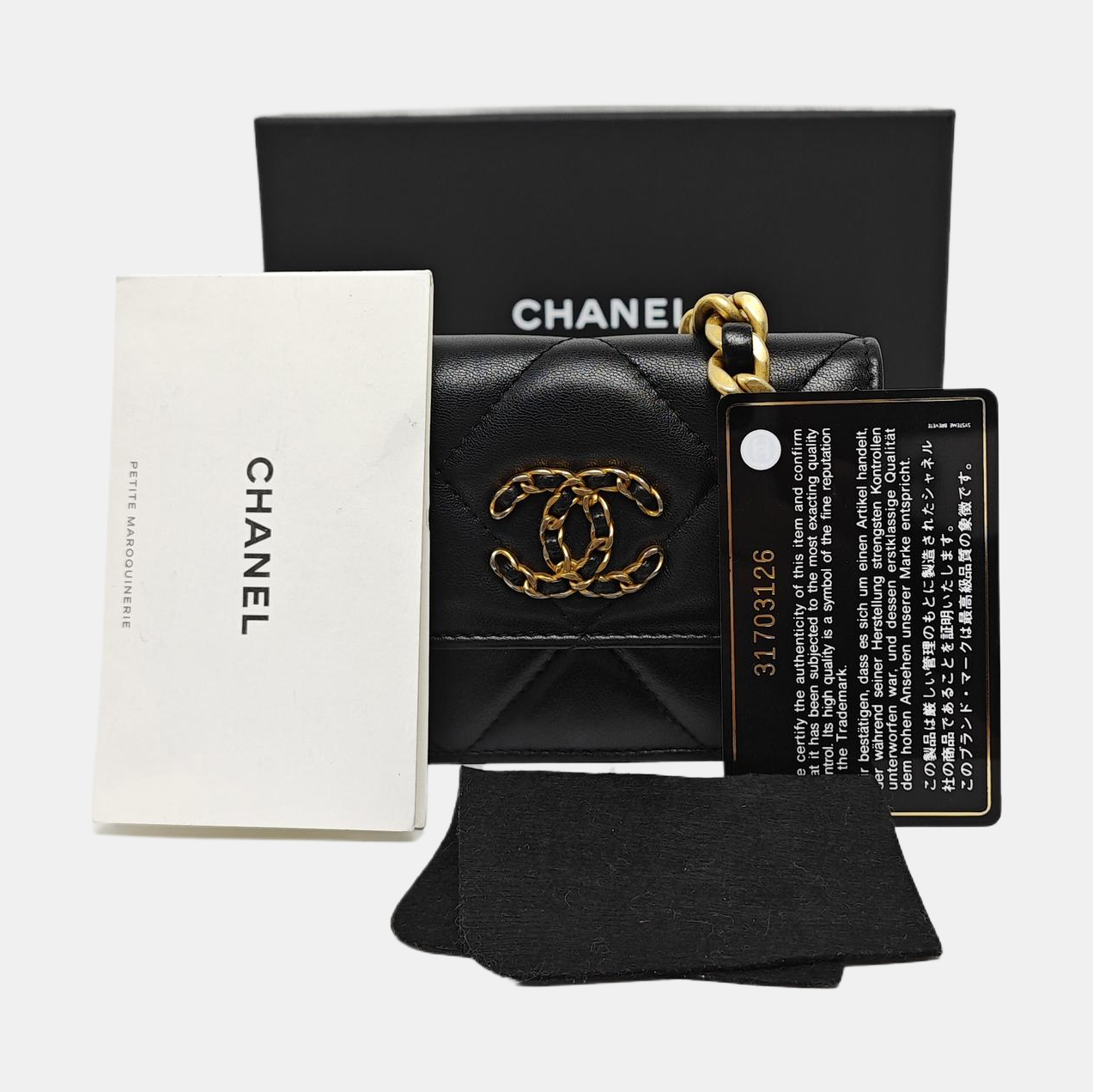 Quilted Lambskin Black