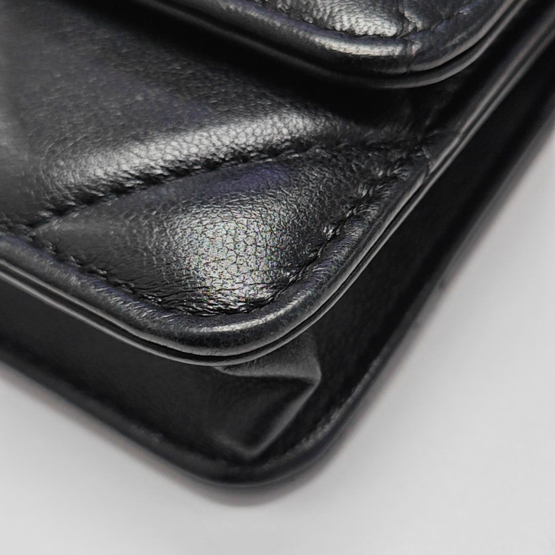 Quilted Lambskin Black