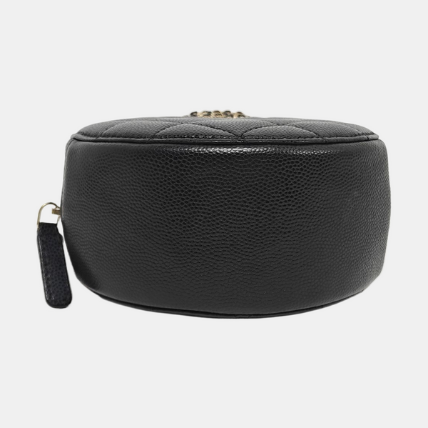 Quilted Grained Calfskin Black