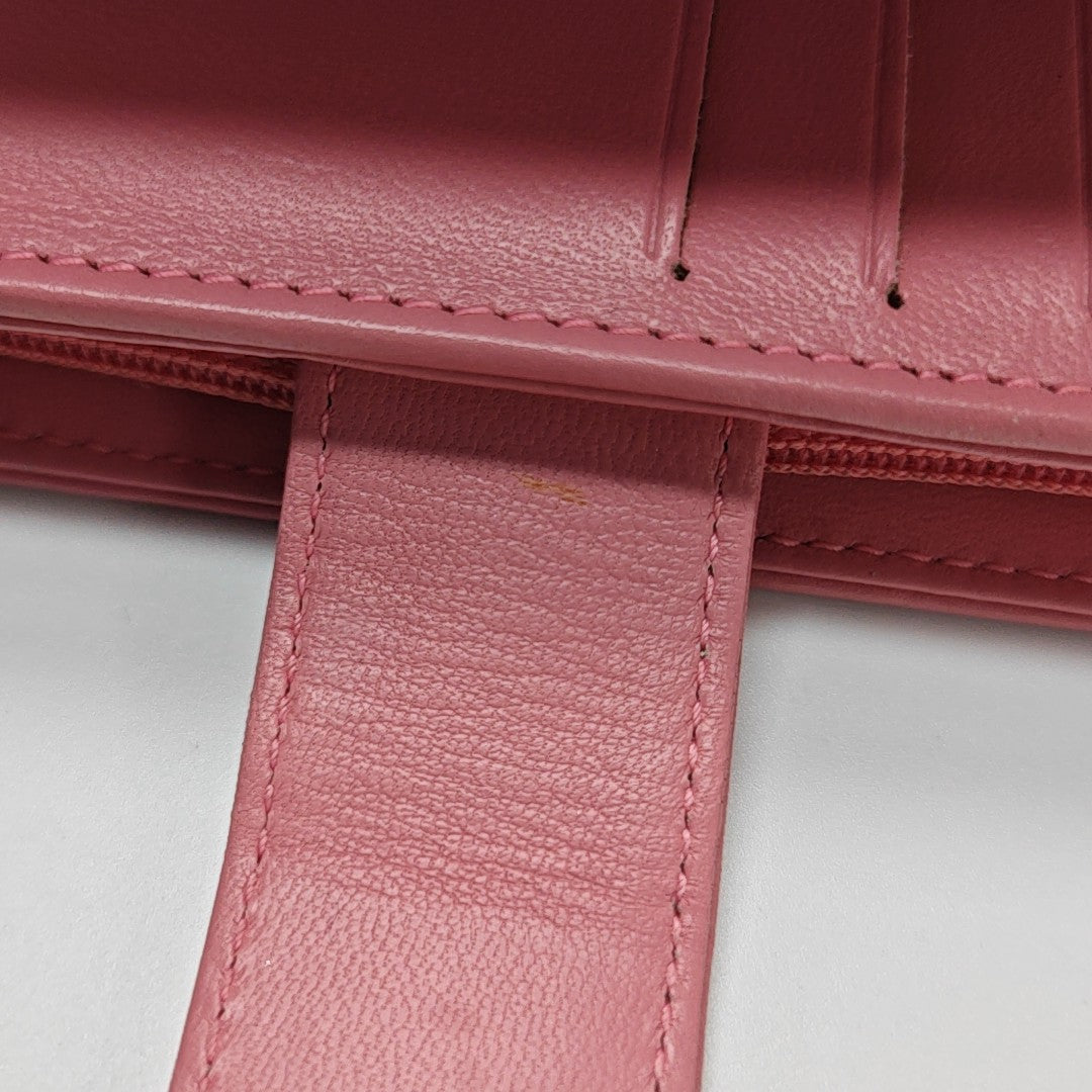Lambskin Wallet Pink