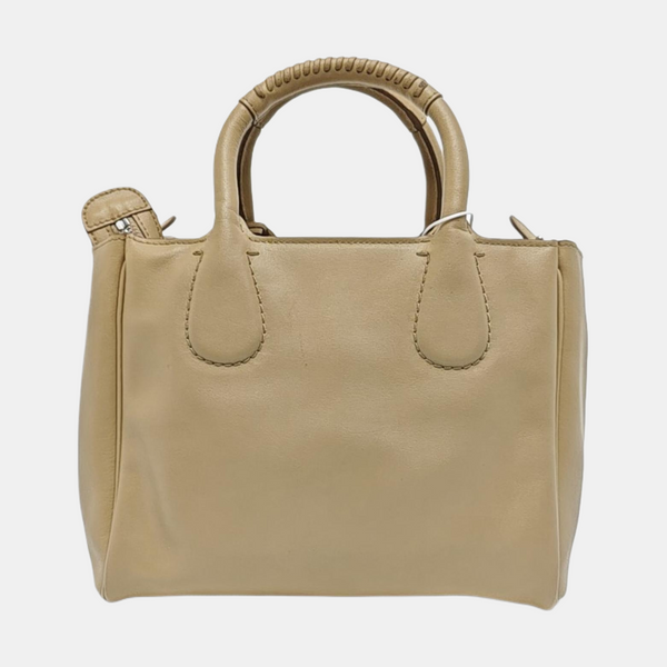Gancini Calfskin Beige