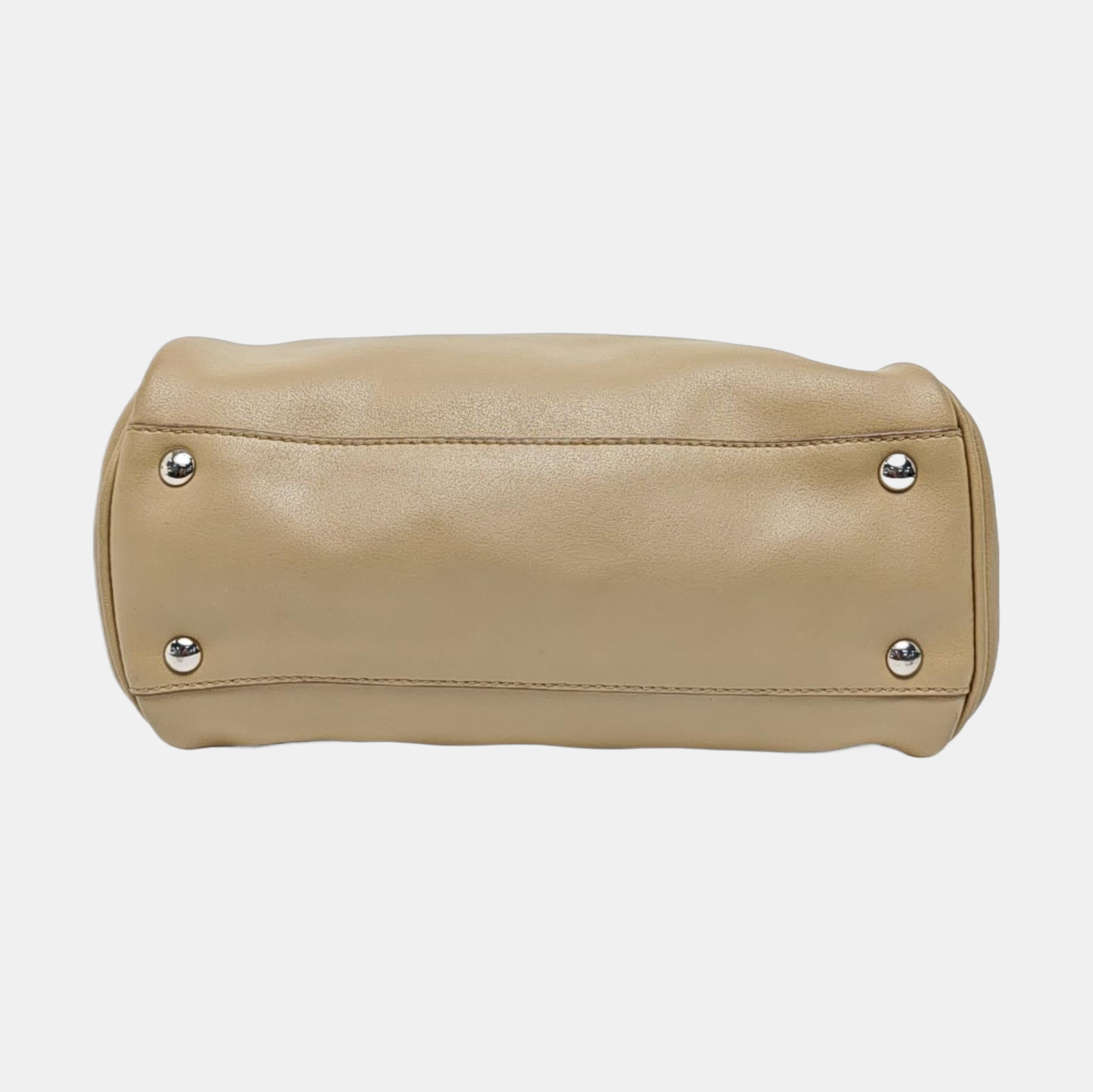 Gancini Calfskin Beige