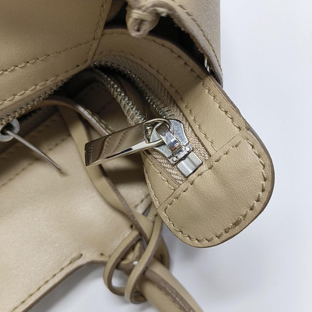 Gancini Calfskin Beige