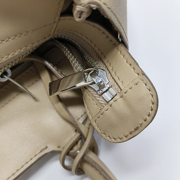 Gancini Calfskin Beige