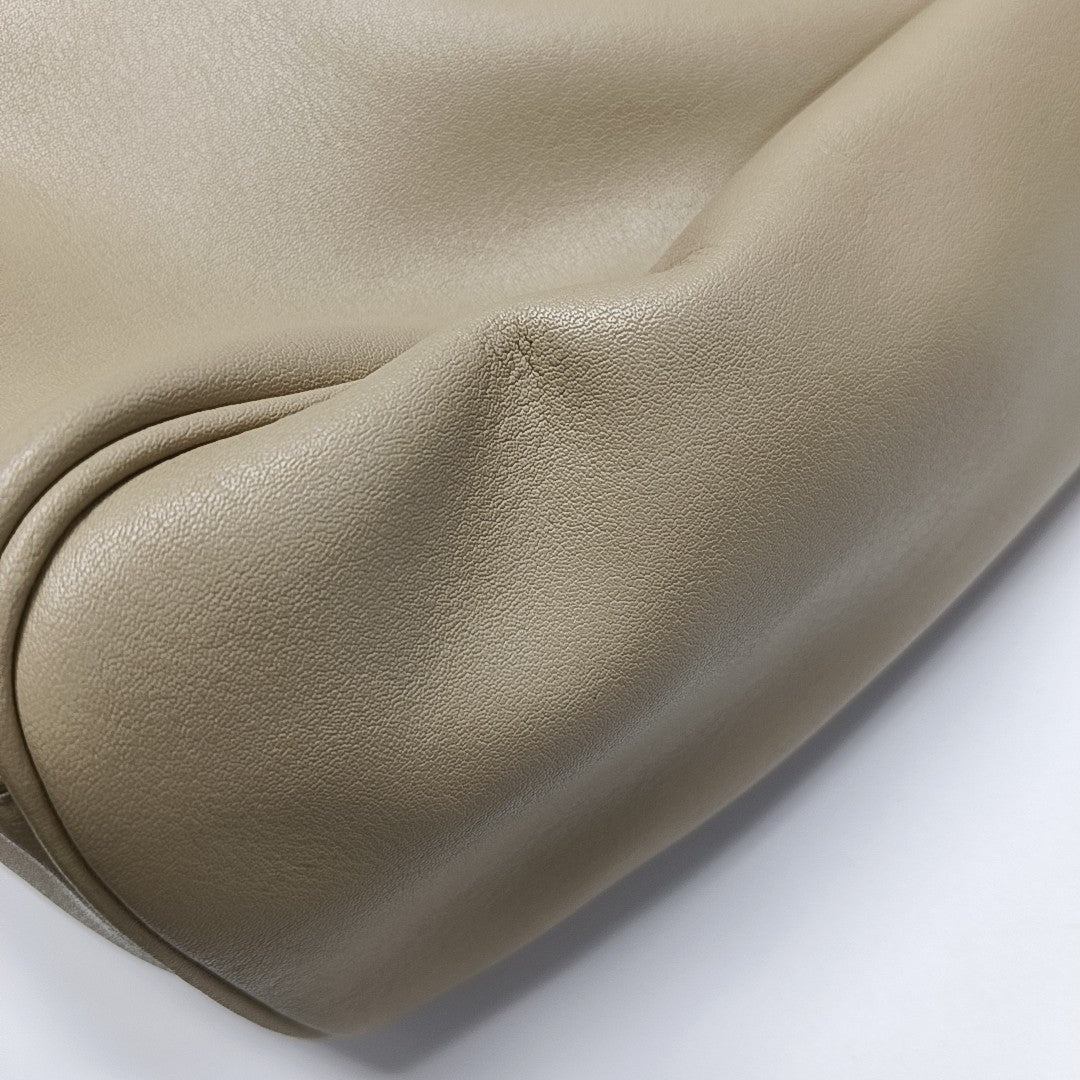 Gancini Calfskin Beige