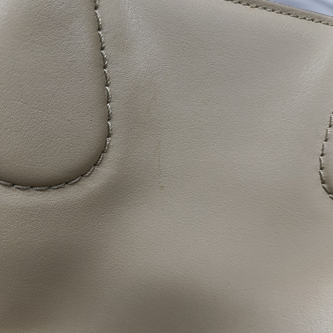 Gancini Calfskin Beige