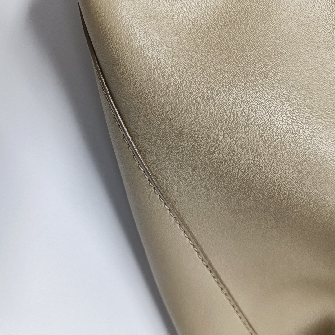 Gancini Calfskin Beige