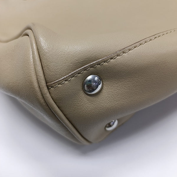 Gancini Calfskin Beige