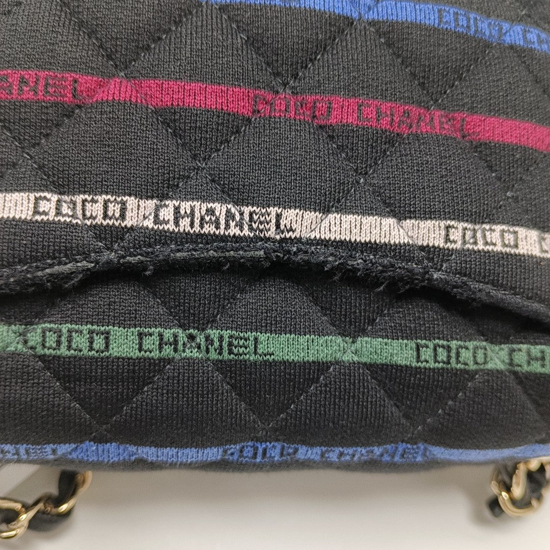 Quilted Fabric Black