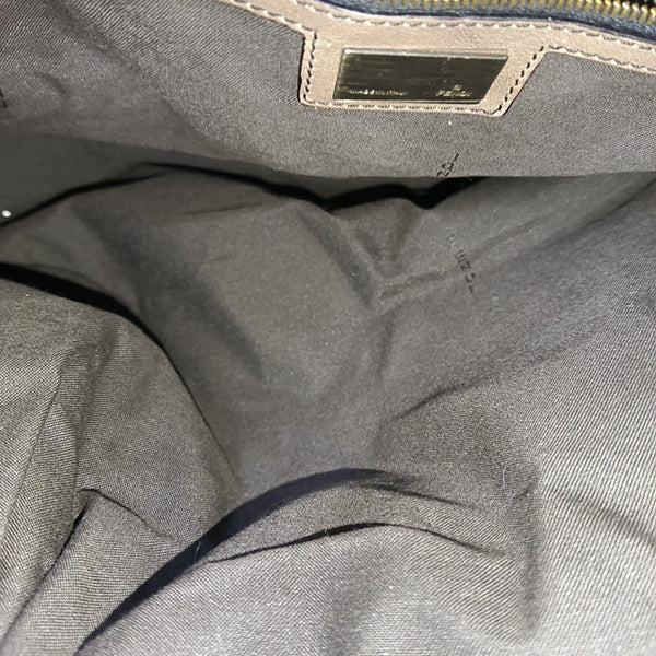 Bolso de mano de piel de ternera marrón