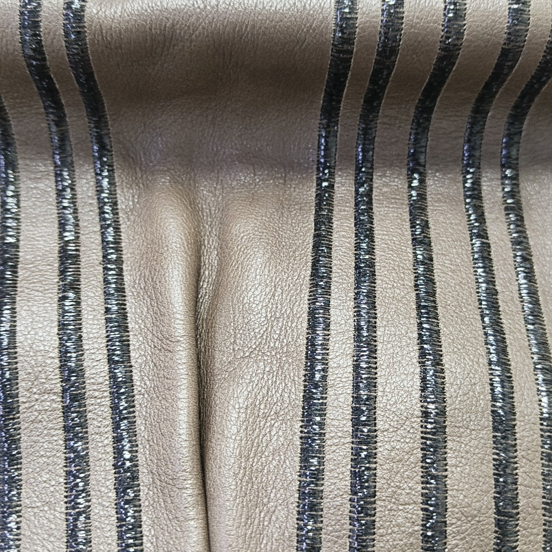 Bolso de mano de piel de ternera marrón