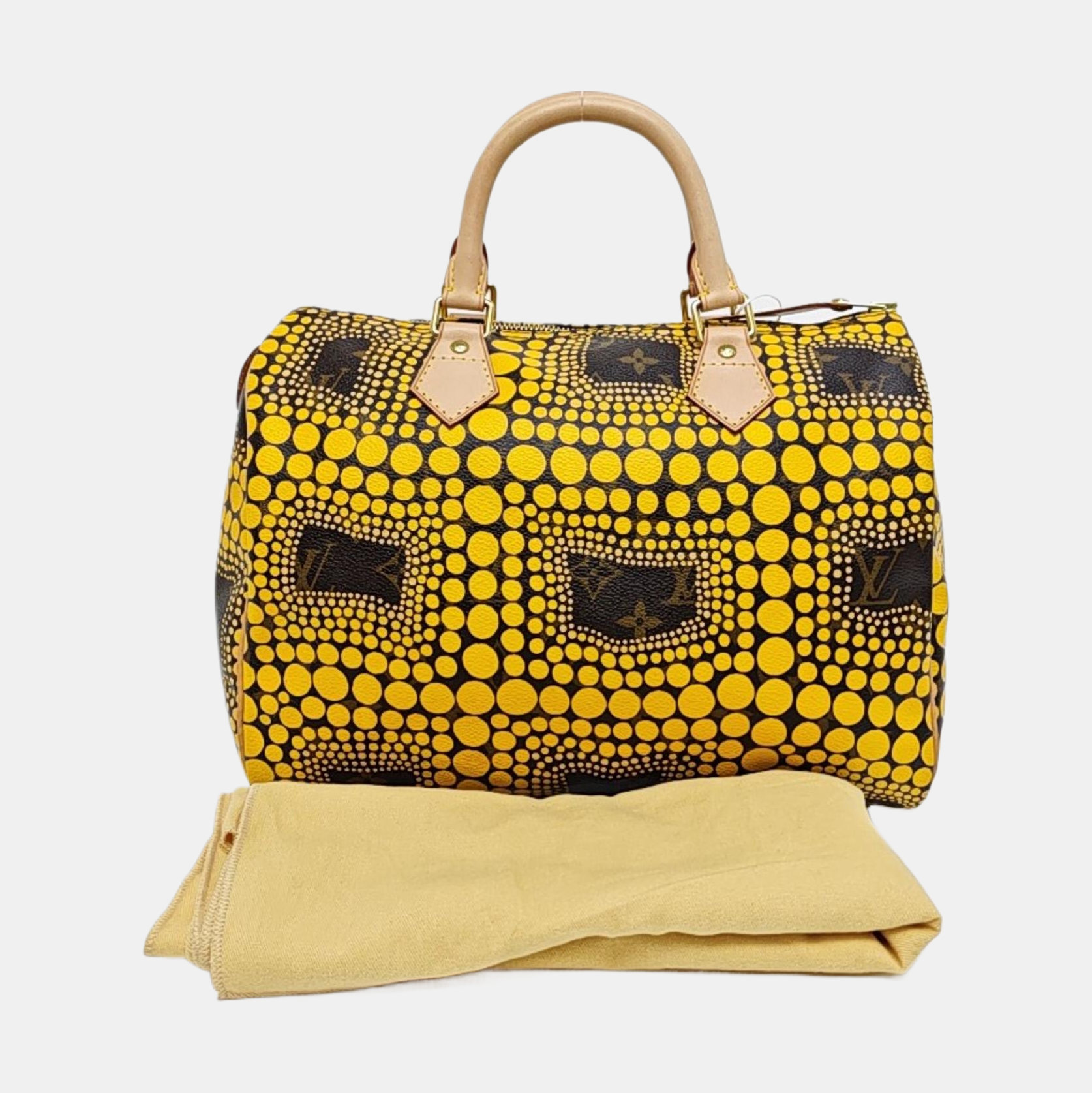 SPEEDY 30 Monogram Coated Canvas Yellow