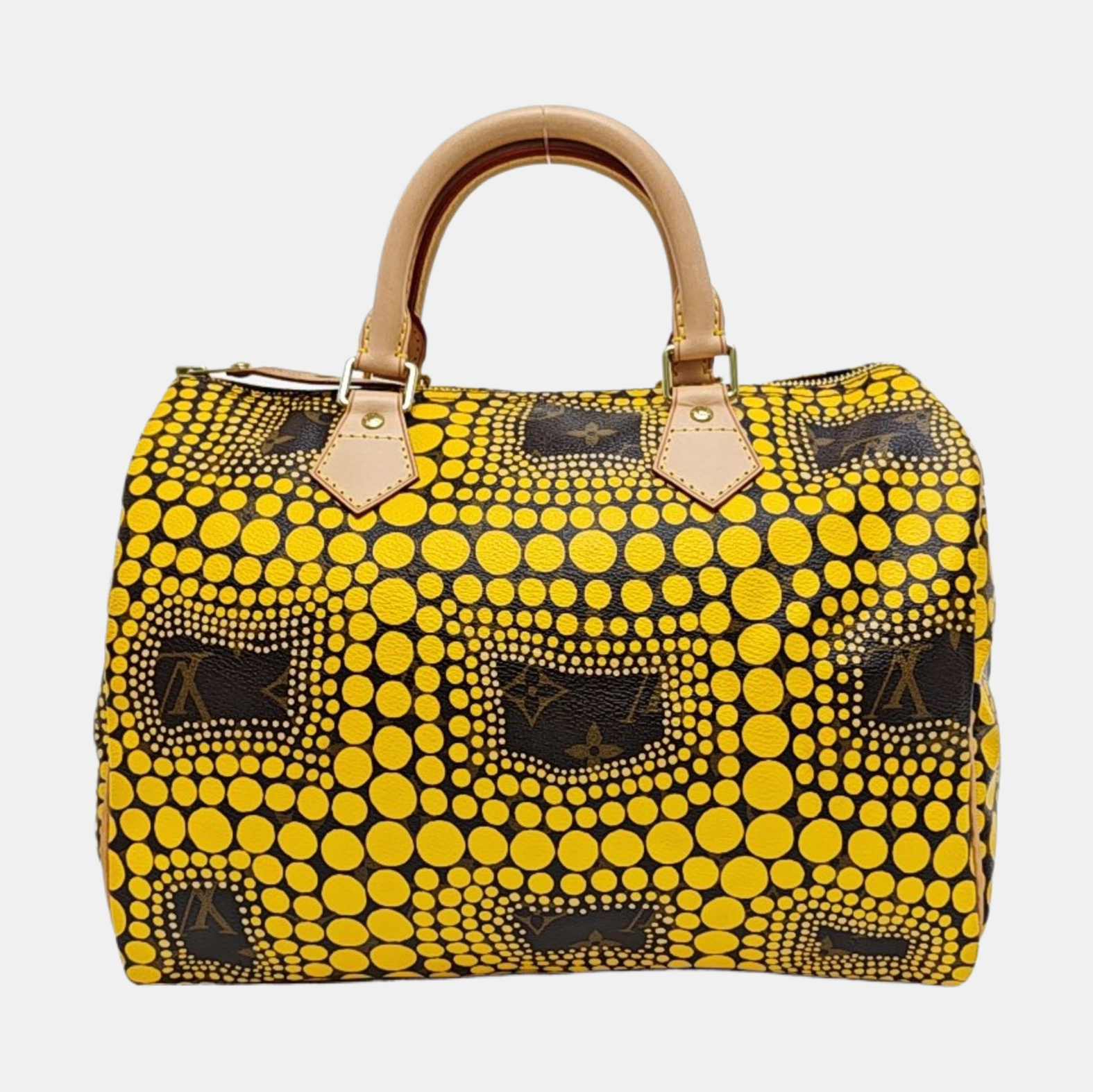 SPEEDY 30 Monogram Coated Canvas Yellow
