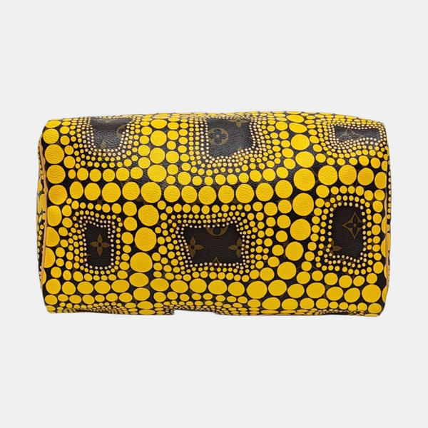 SPEEDY 30 Monogram Coated Canvas Yellow