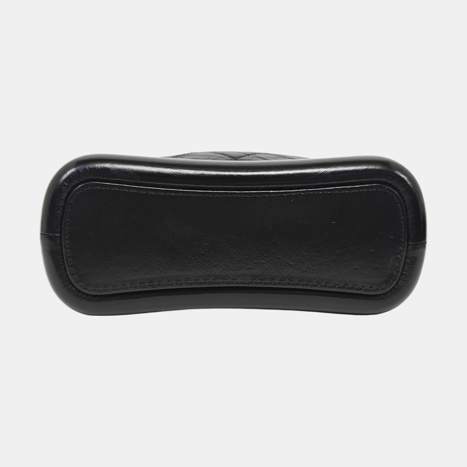 GABRIELLE Small Quilted Vintage Calf Black