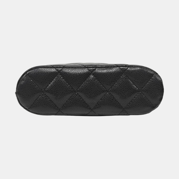 Quilted Grained Calfskin Black