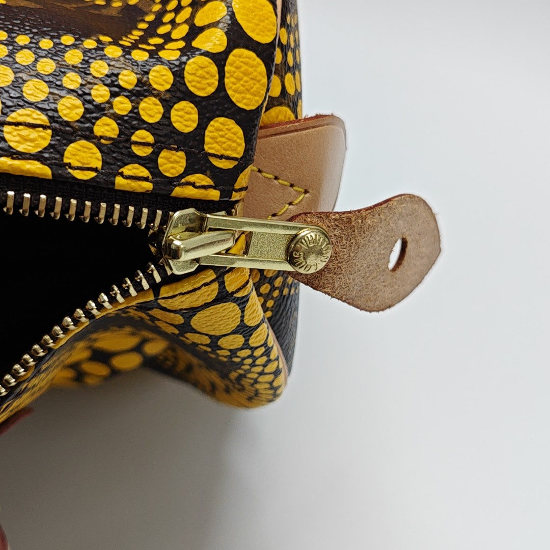 SPEEDY 30 Monogram Coated Canvas Yellow