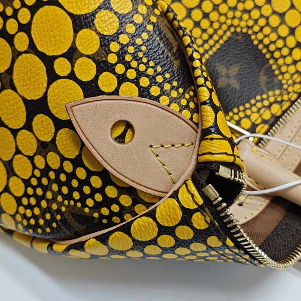 SPEEDY 30 Monogram Coated Canvas Yellow