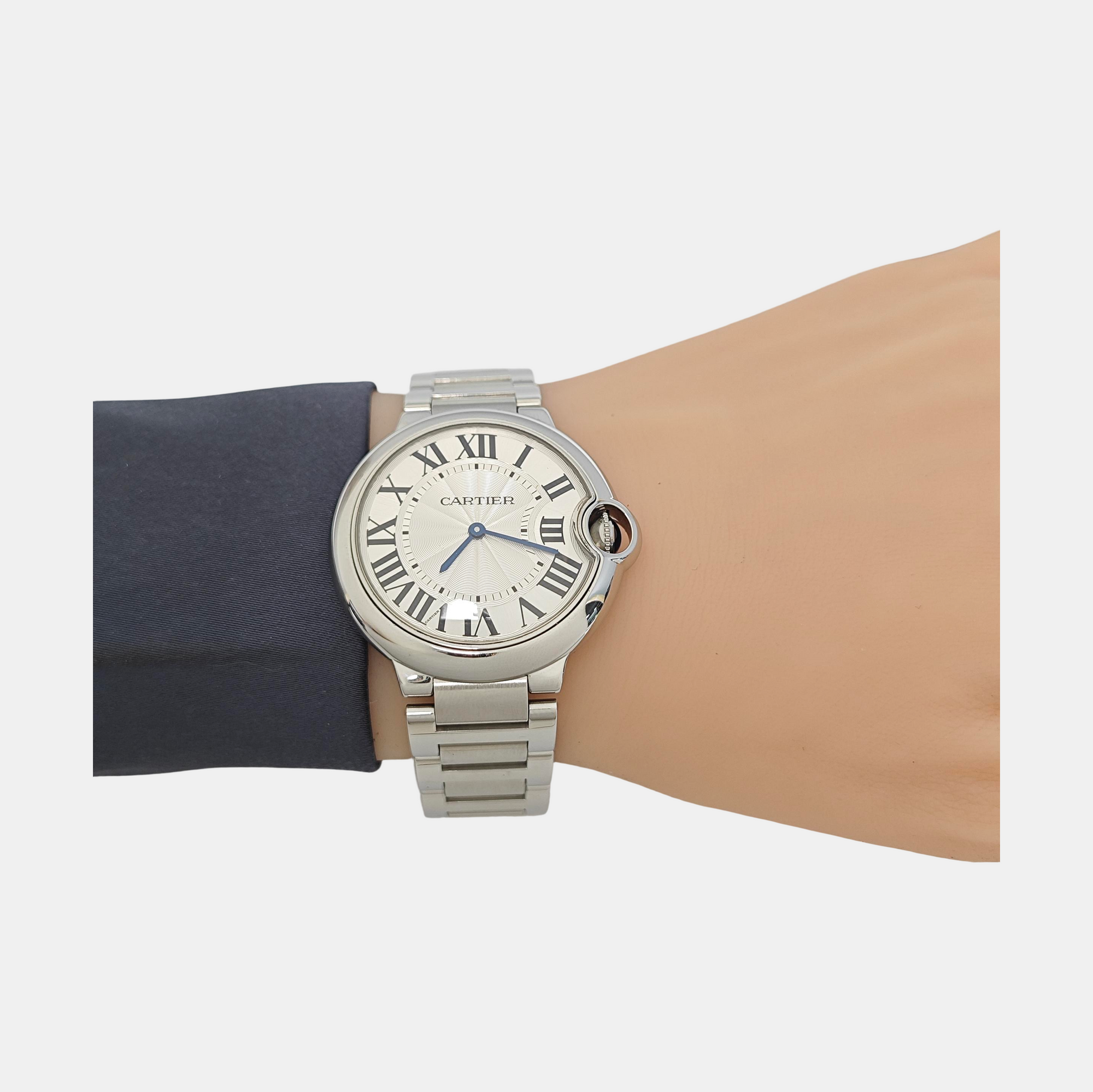 BALLON BLEU DE CARTIER 36.6mm White Quartz Watch