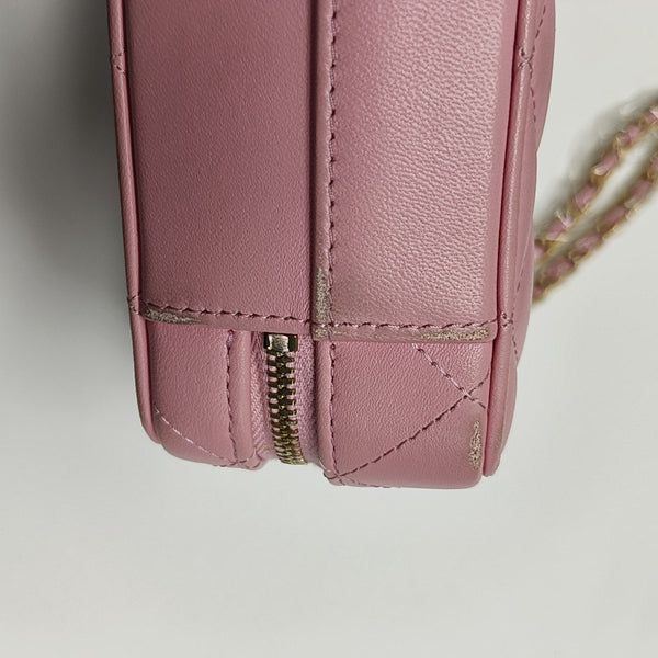 Quilted Lambskin Red