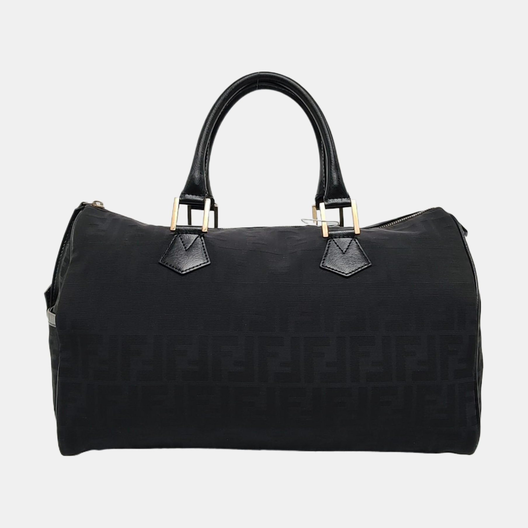 Canvas Top Handle Bag Black