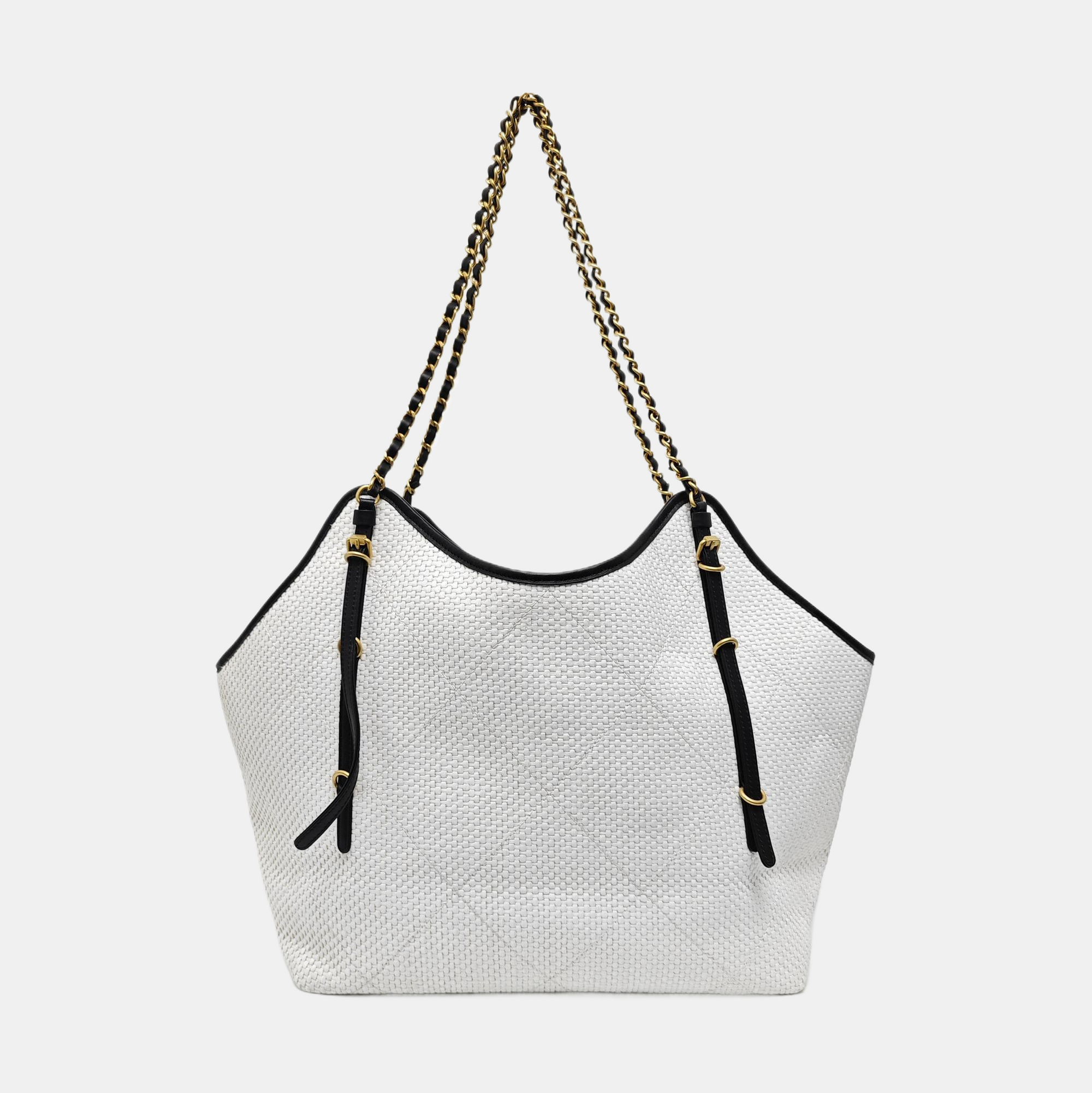 Quilted Canvas White