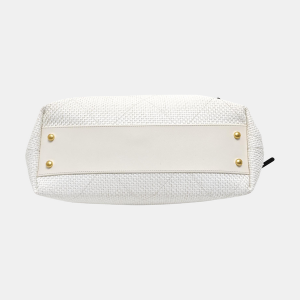 Quilted Canvas White
