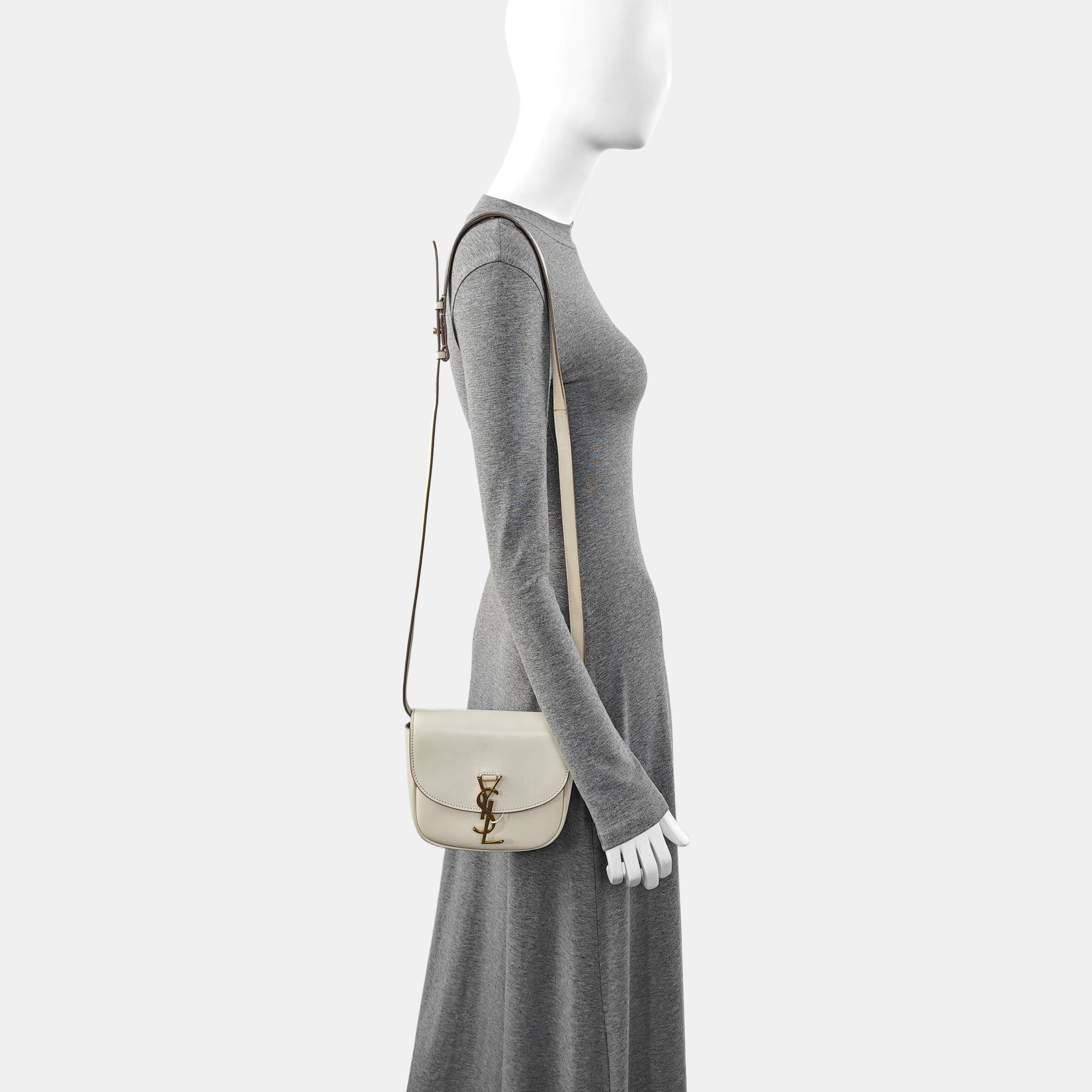 KAIA Small Calfskin White