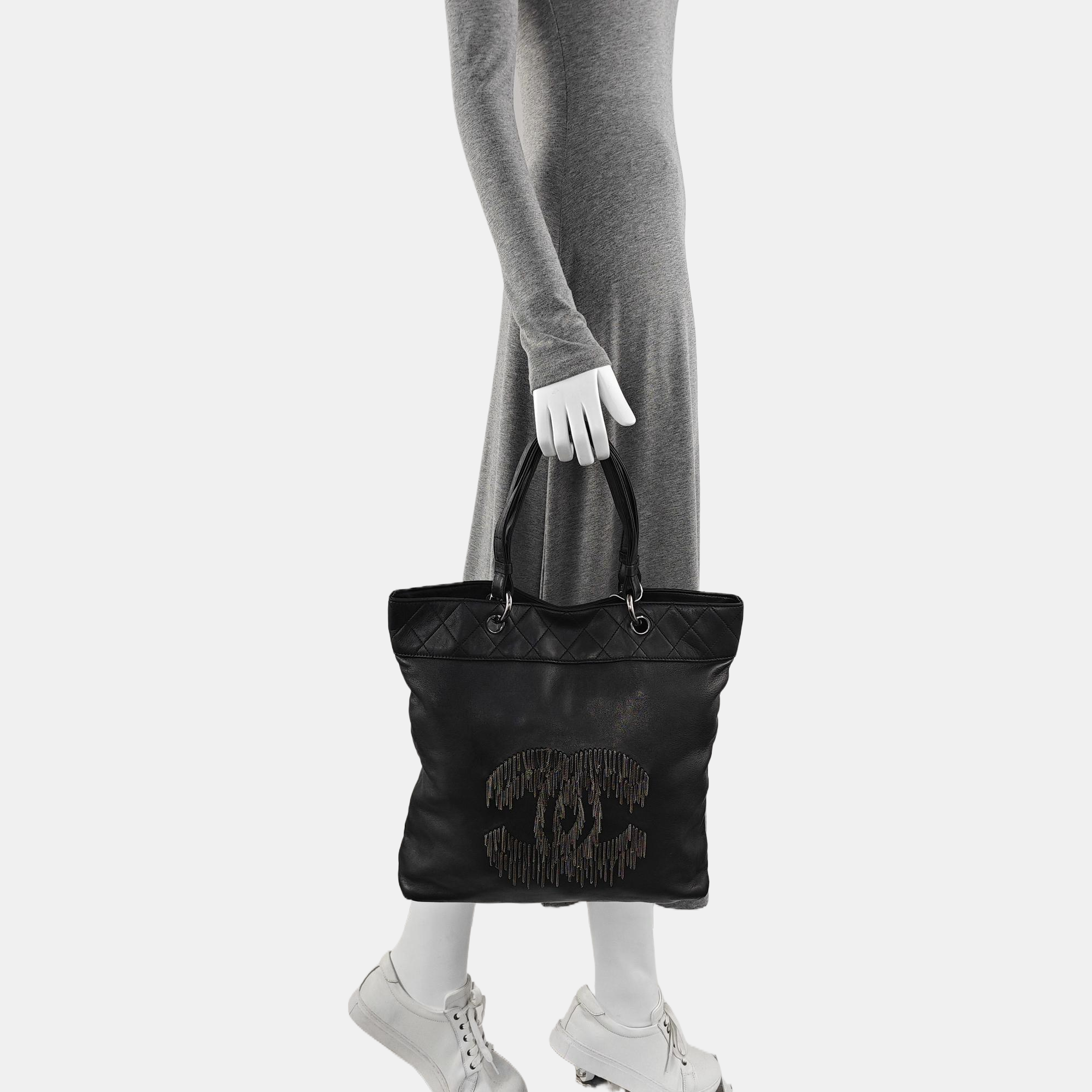 Quilted Lambskin Black