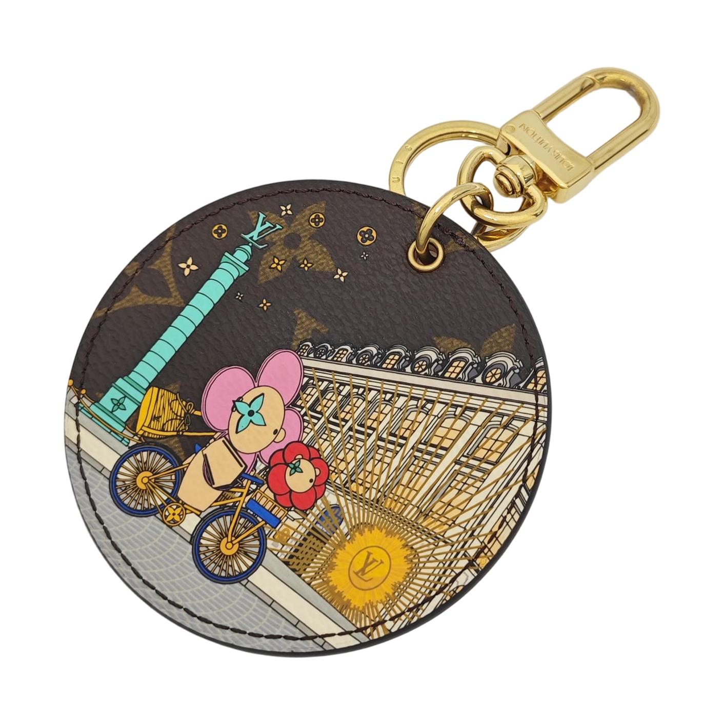 Authenticated pre-owned  Coated Canvas Multicolor Bag Charm - Bag Charm at Looply