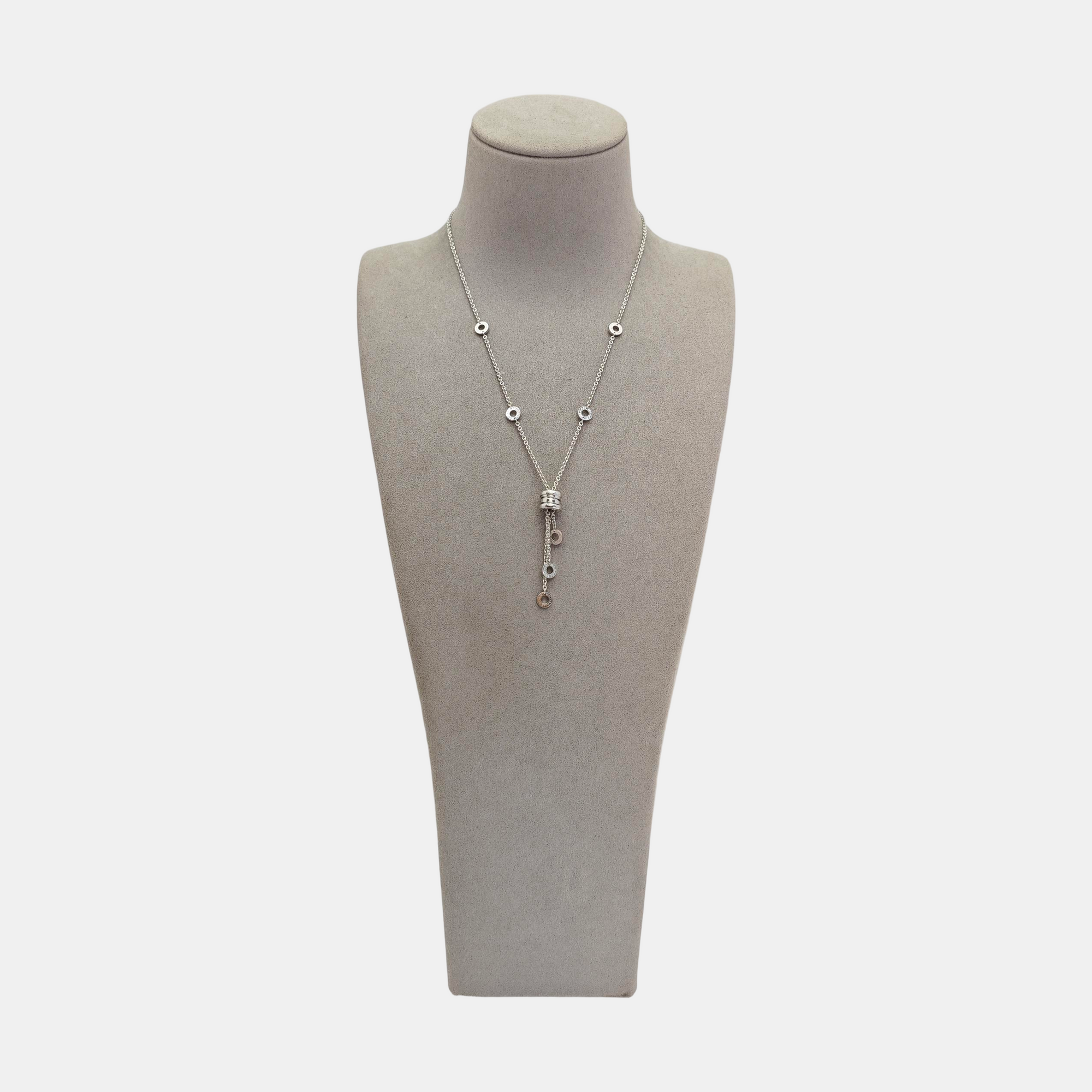 Authenticated pre-owned  B Zero1 18K White Gold Silver Necklace - Necklace at Looply
