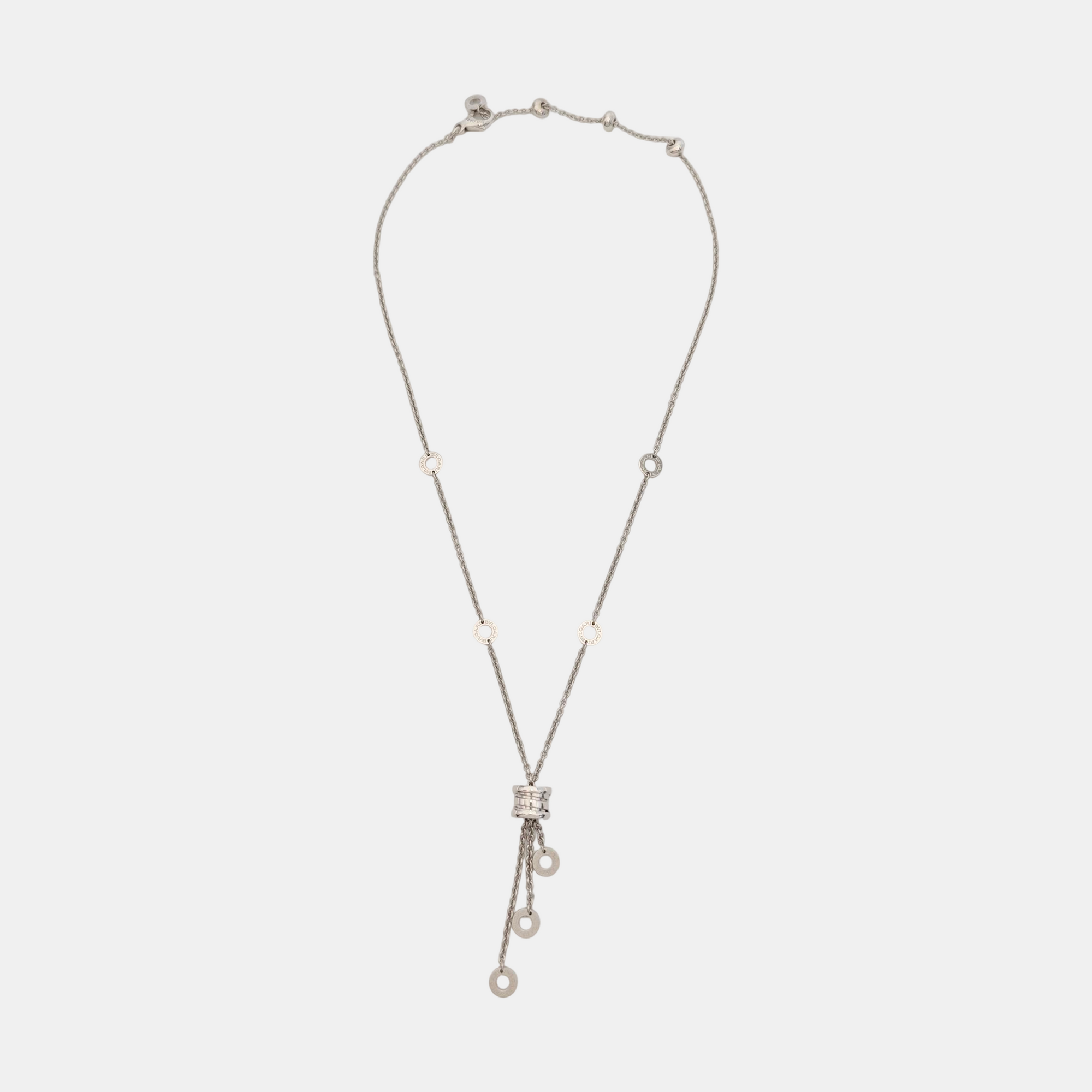 Authenticated pre-owned  B Zero1 18K White Gold Silver Necklace - Necklace at Looply