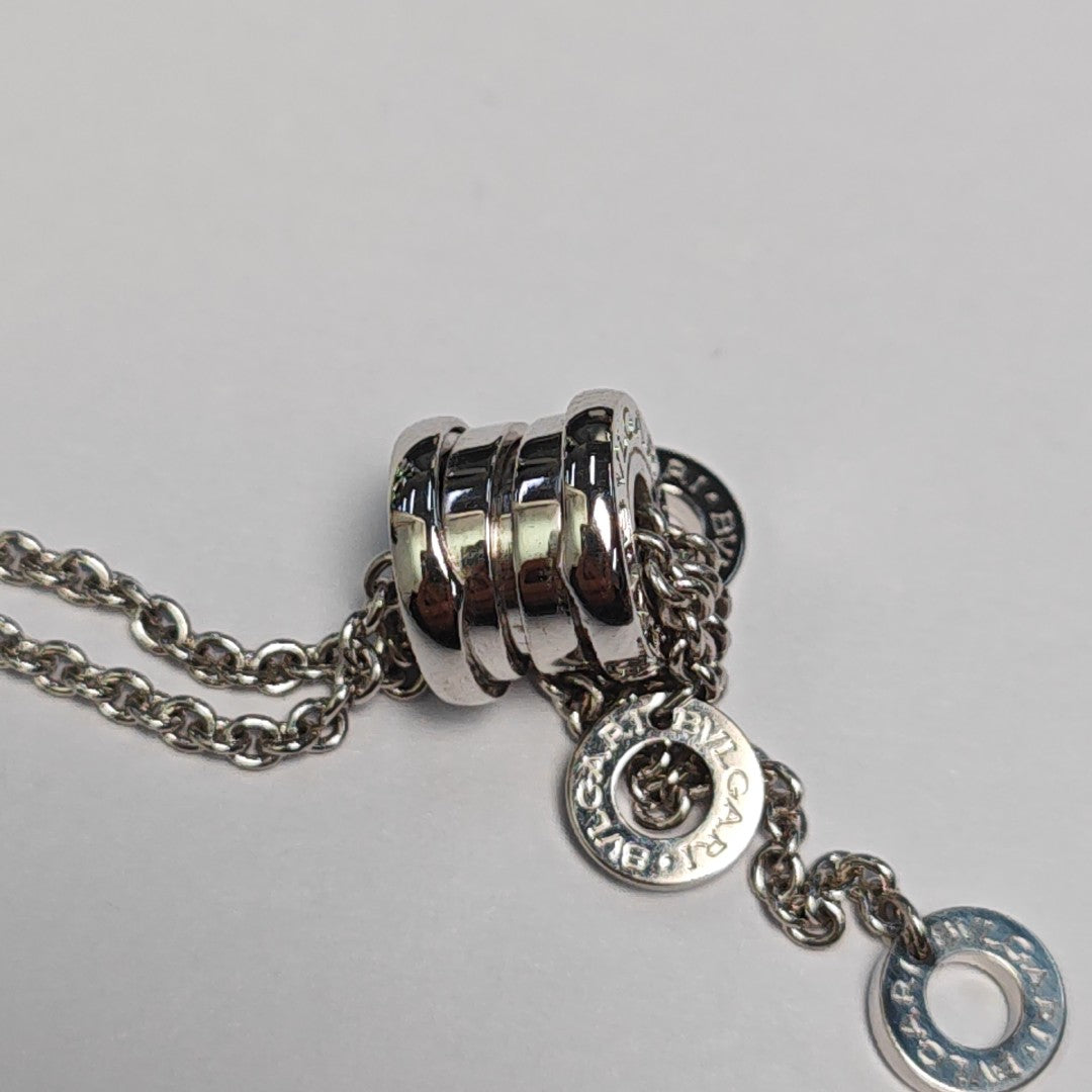 Authenticated pre-owned  B Zero1 18K White Gold Silver Necklace - Necklace at Looply