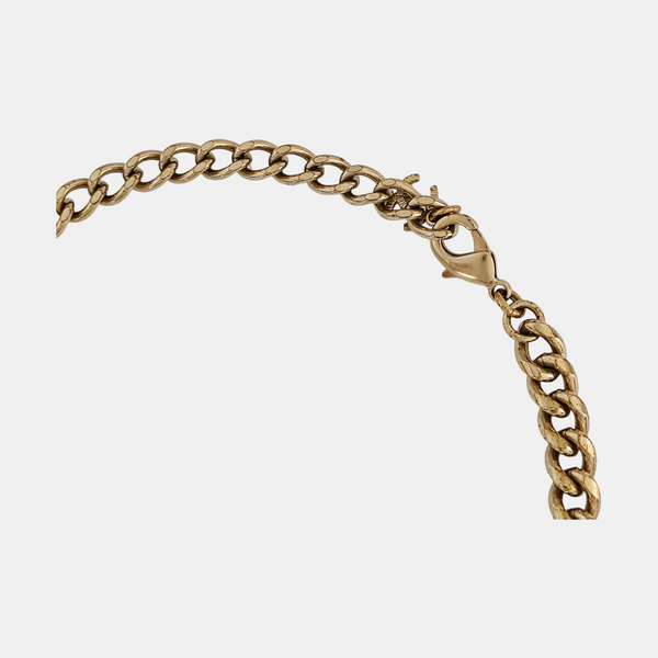 Authenticated pre-owned  Cubic Zirconia Silver-tone Metal Necklace - Necklace at Looply