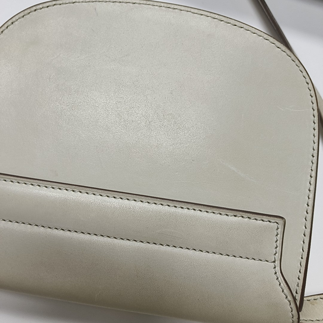 KAIA Small Calfskin White