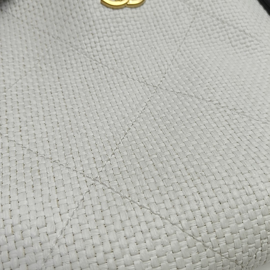 Quilted Canvas White
