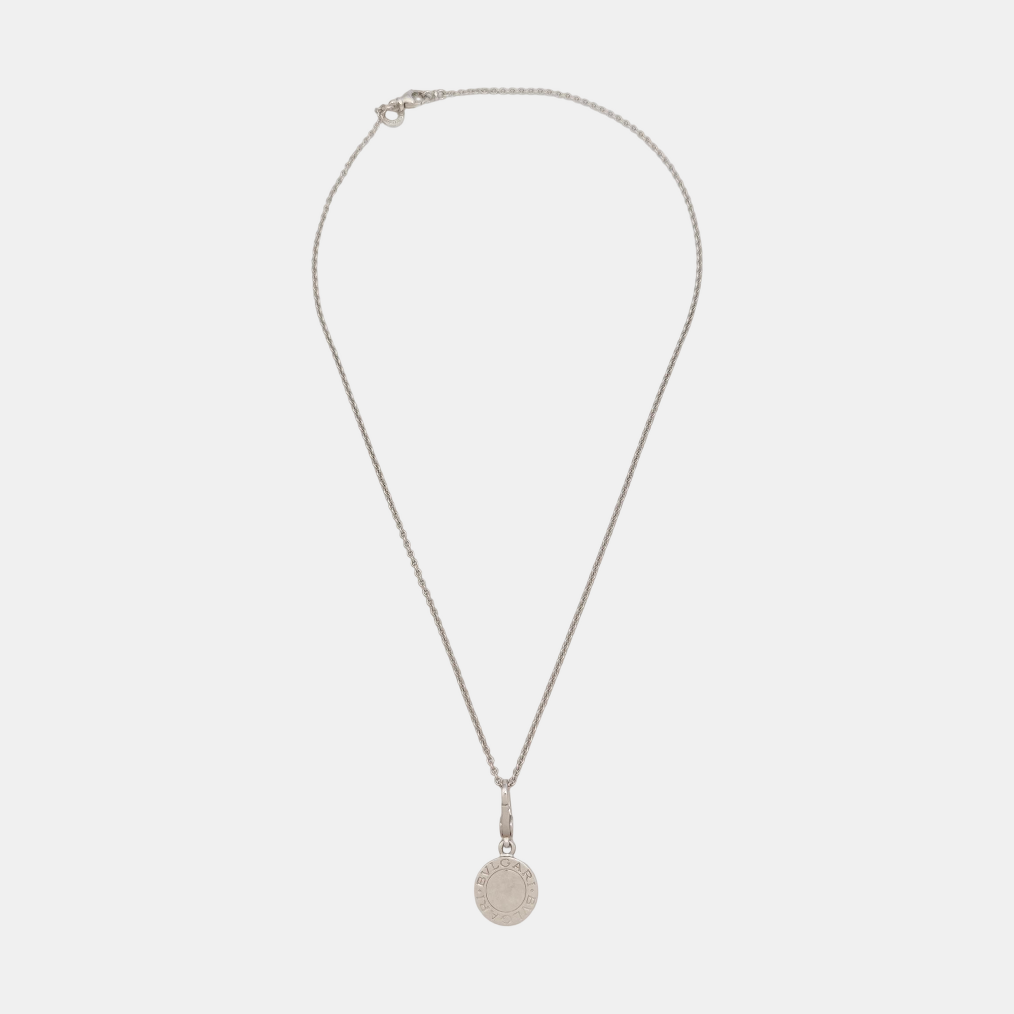 Authenticated pre-owned  18K White Gold Silver Necklace - Necklace at Looply