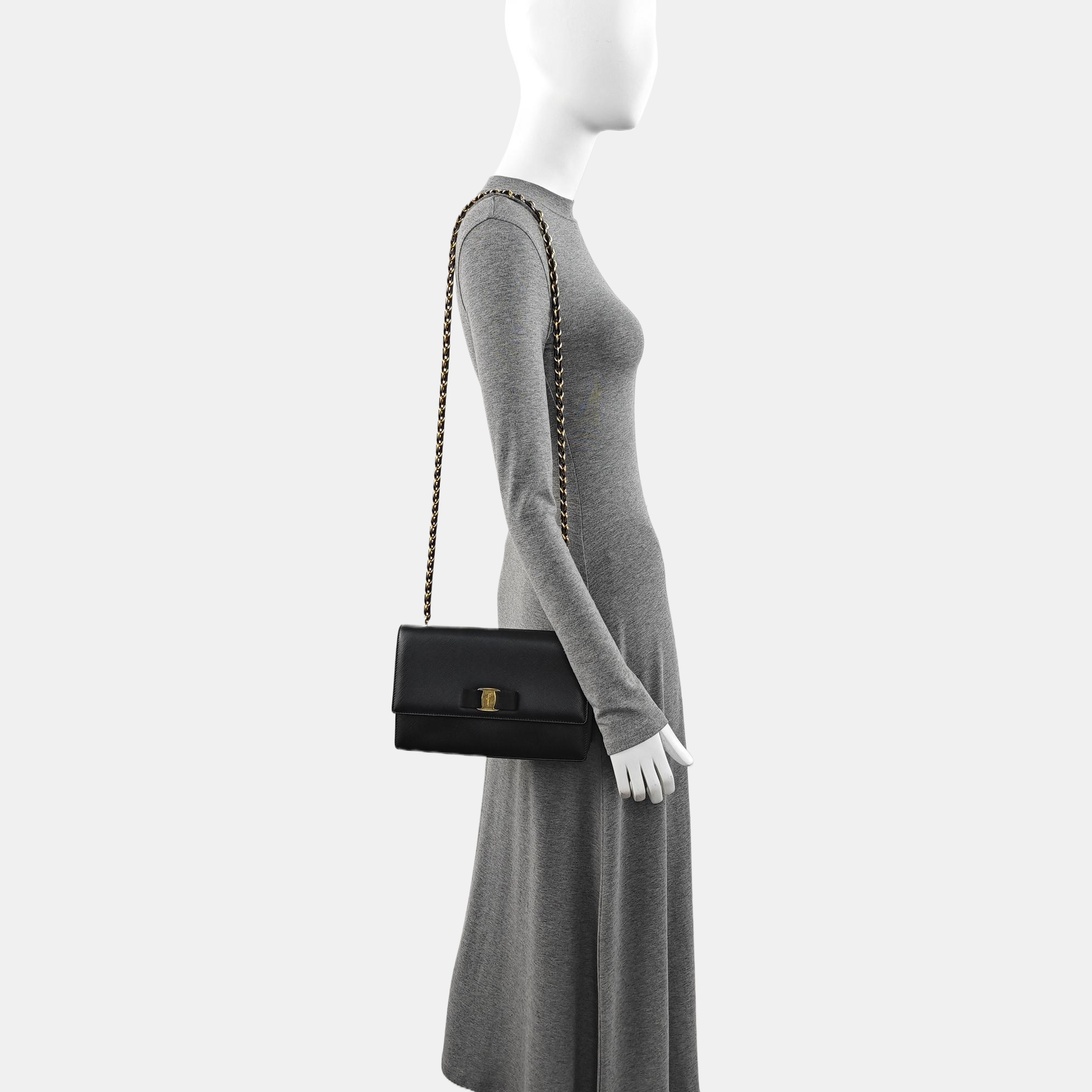 Ginny Calfskin Black