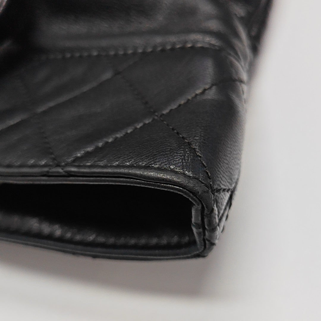 Quilted Lambskin Black