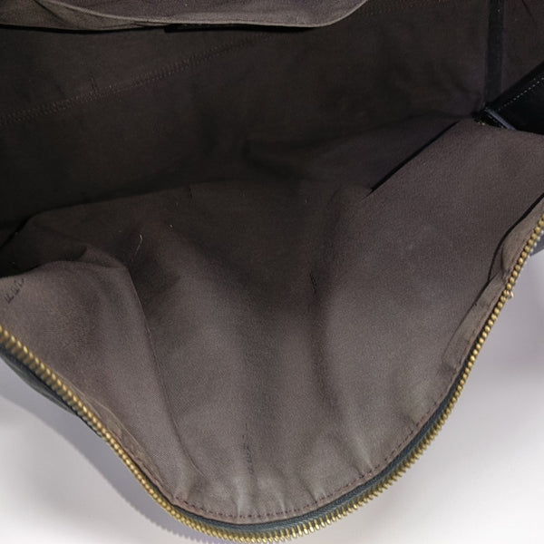 Canvas Top Handle Bag Black