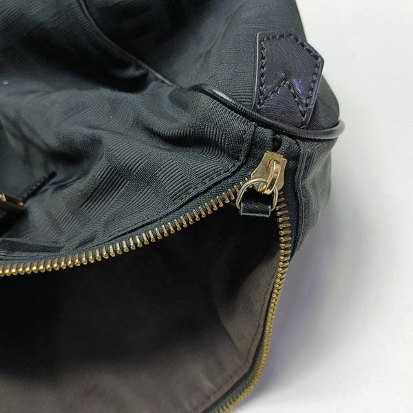Canvas Top Handle Bag Black
